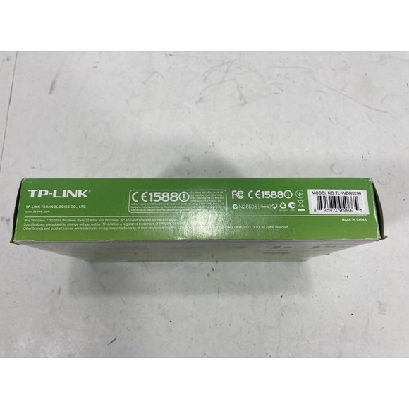 TP-Link N600 Wireless Dual Band USB Adapter TL-WDN3200 Open Box - Picture 3 of 3